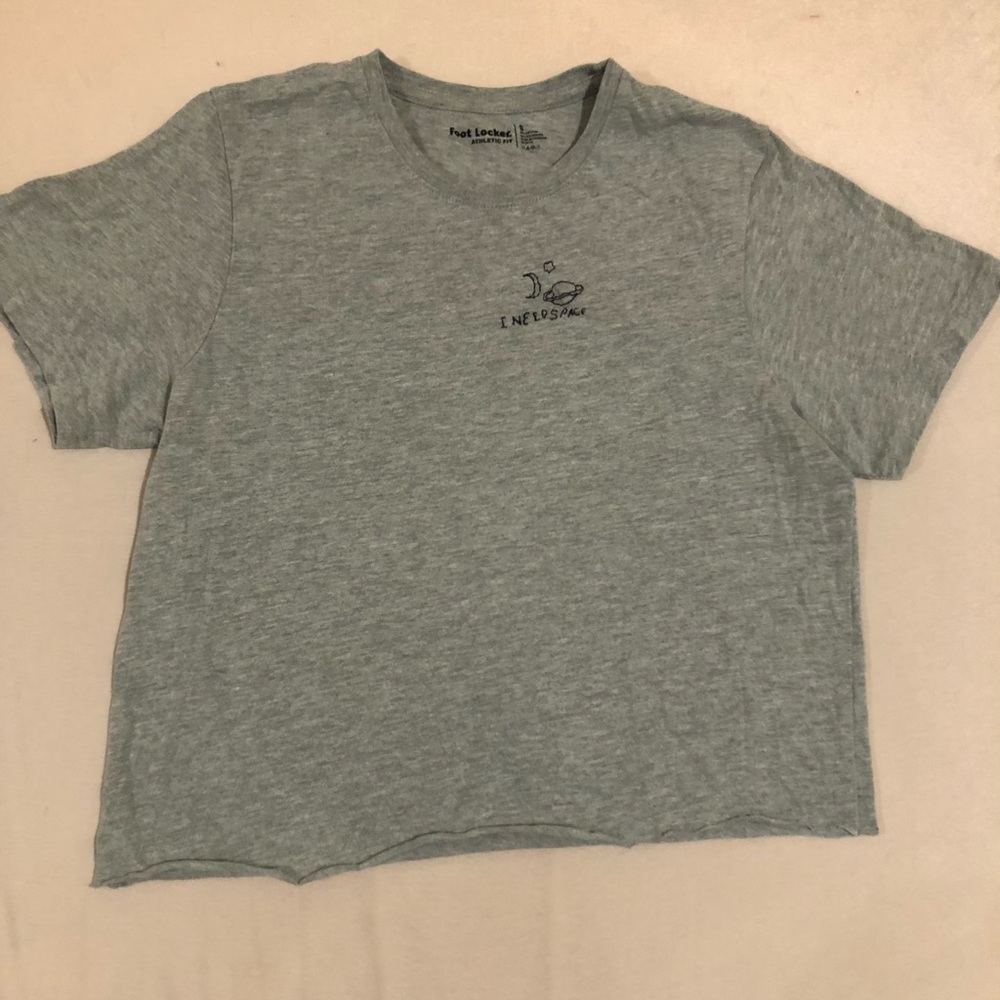 Hand embroidered “I NEED SPACE” T-shirt